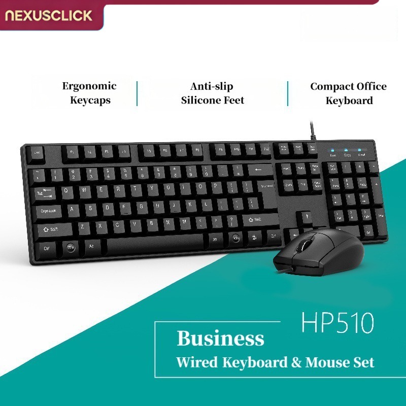 Gaming Keyboard Mouse Set - Комплект проводной клавиатуры и мыши NexusClick,