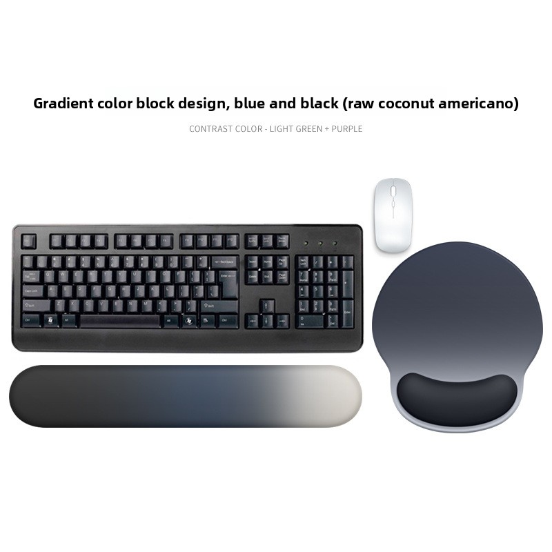 Gaming Keyboard Mouse Set - Набор: эргономичная подставка для запястий, клавиатура