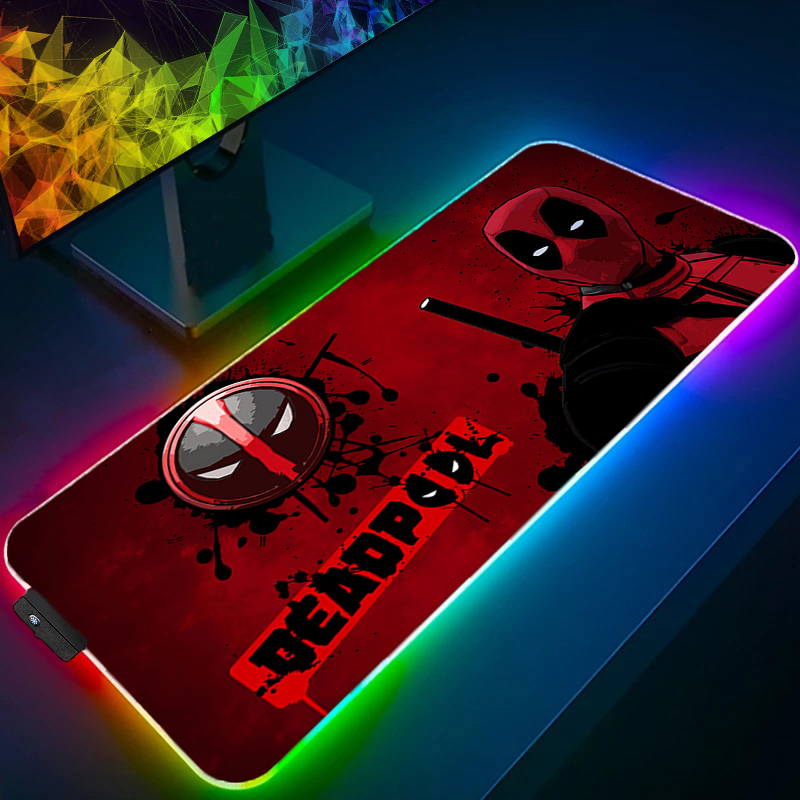 Gaming Keyboard He - Светодиодный коврик для мыши, игровая подсветка,