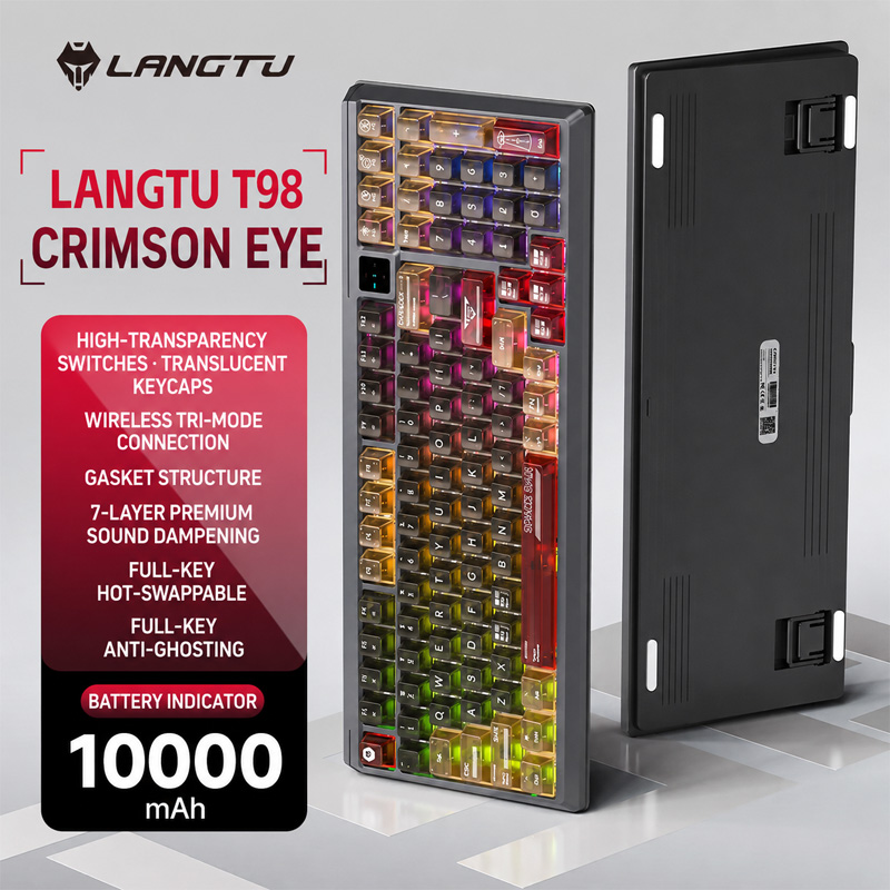Gaming Keyboard And Mouse Set - Langtu T98 – бесшумная механическая клавиатура