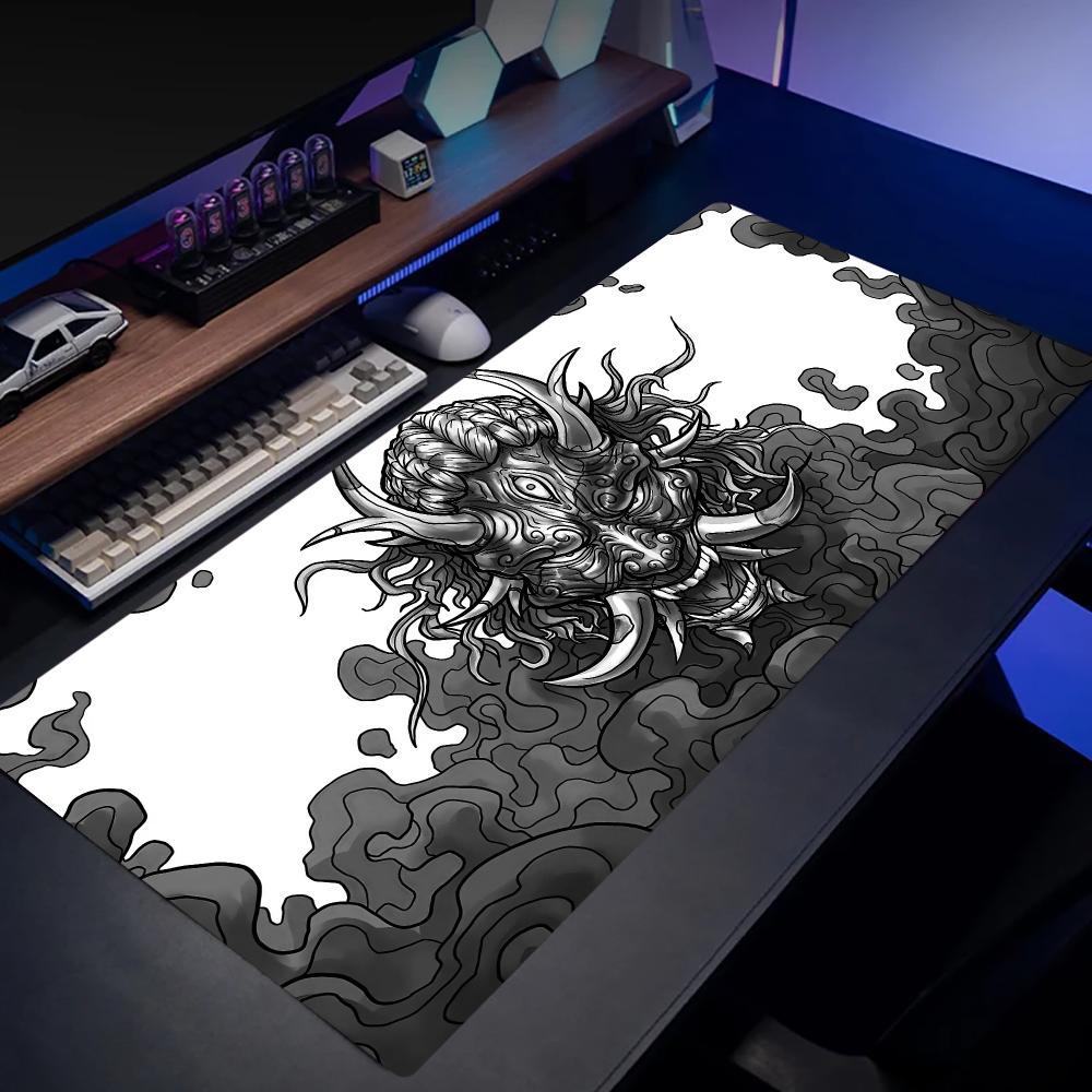 Gaming Keyboard Mouse Set - Коврик для мыши Oni Hannya, большой,