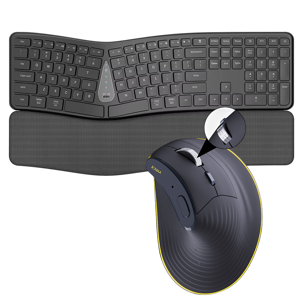 Gaming Keyboard Extension - Комбинированная беспроводная клавиатура и мышь 2,4G,