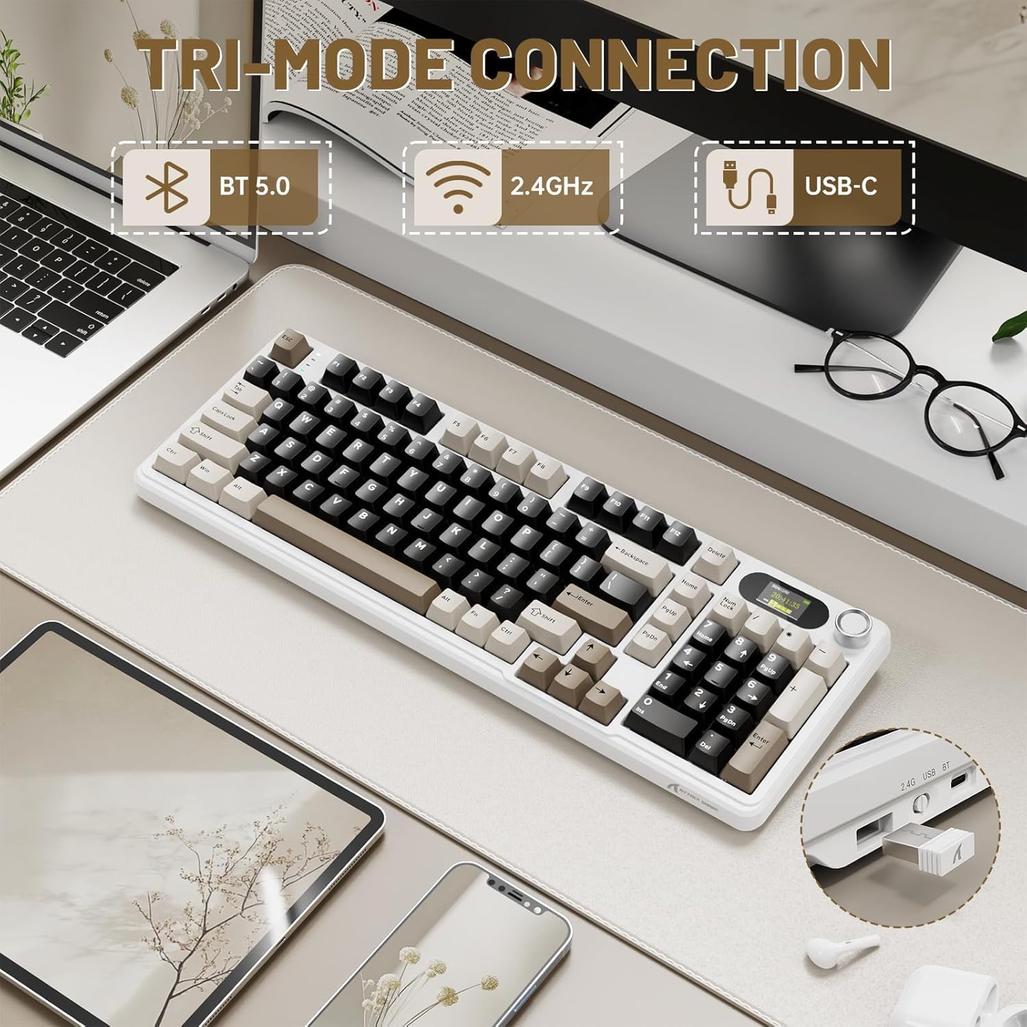 Беспроводная механическая клав – обзор и цена Gaming Keyboard And Mouse Set
