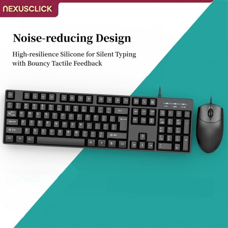 Комплект проводной клавиатуры  – обзор и цена Gaming Keyboard Mouse Set