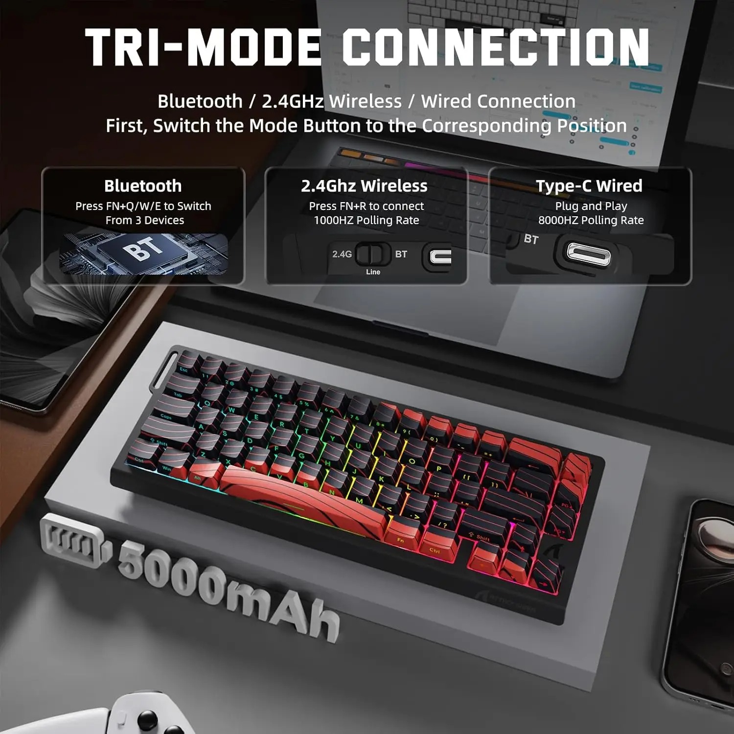 ATTACK SHARK X68 PRO HE Беспро – обзор и цена Gaming Keyboard Hot Swappable