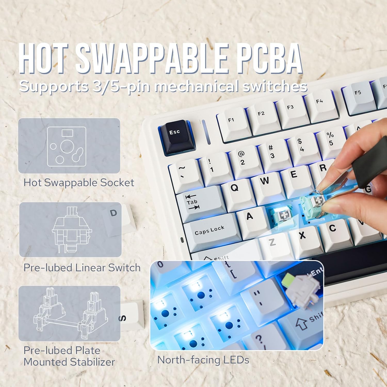 Механическая клавиатура Aula F – обзор и цена Gaming Keyboard Blue Switches