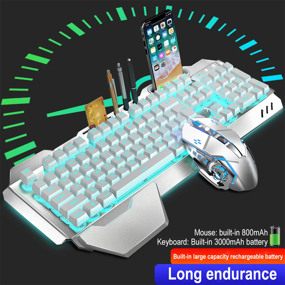 K680 перезаряжаемый 2,4G беспр – обзор и цена Gaming Keyboard And Mouse Set
