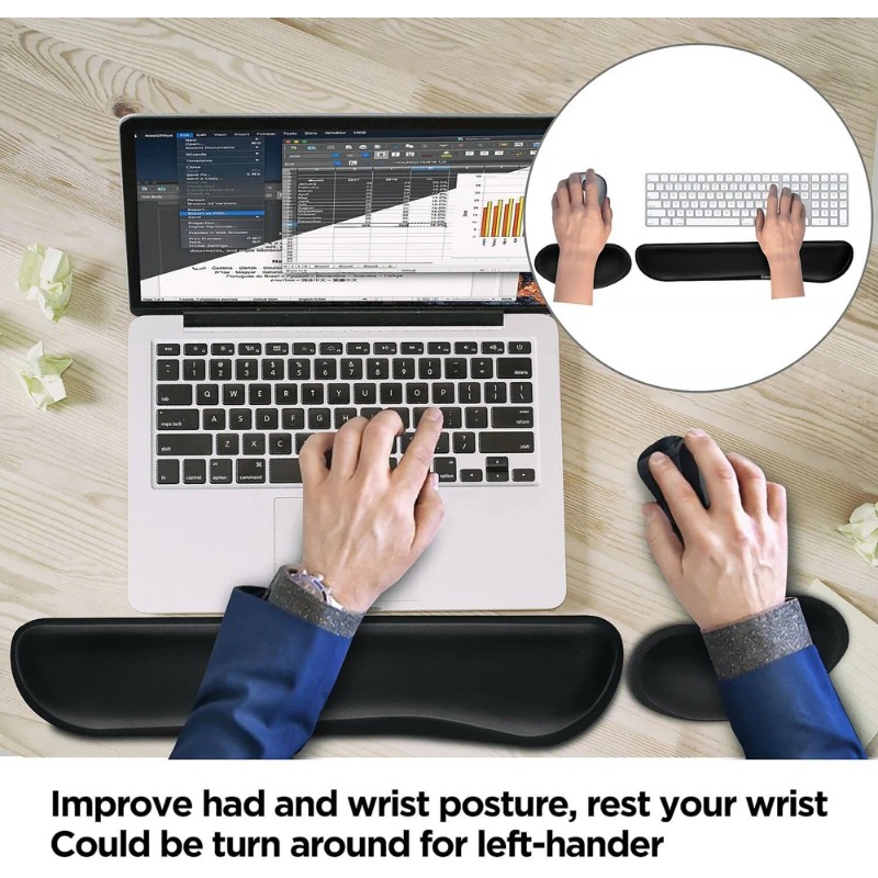 Эргономичная подставка для зап – обзор и цена Gaming Keyboard Mouse Set