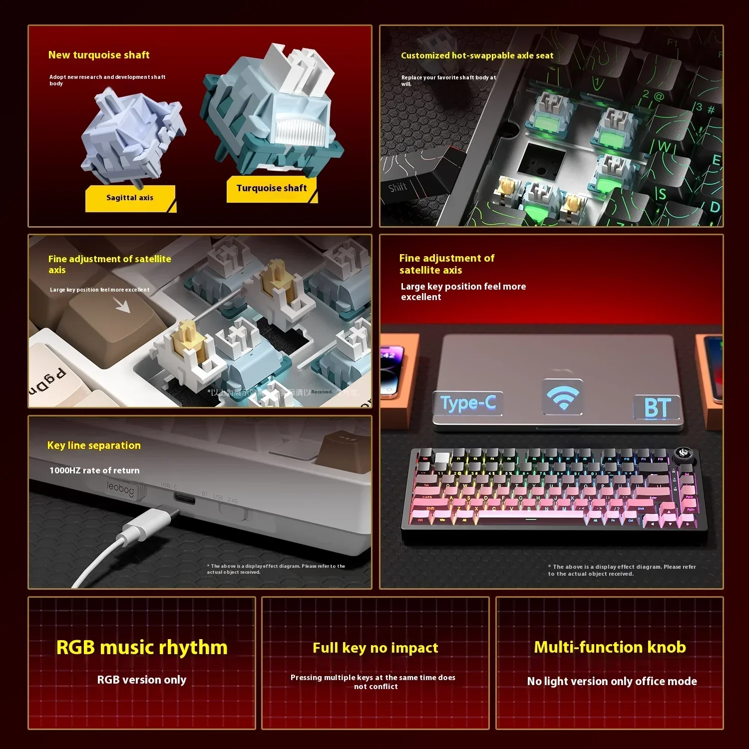 Новые цвета LEOBOG Hi75 HI75C  – обзор и цена Gaming Keyboard Extension