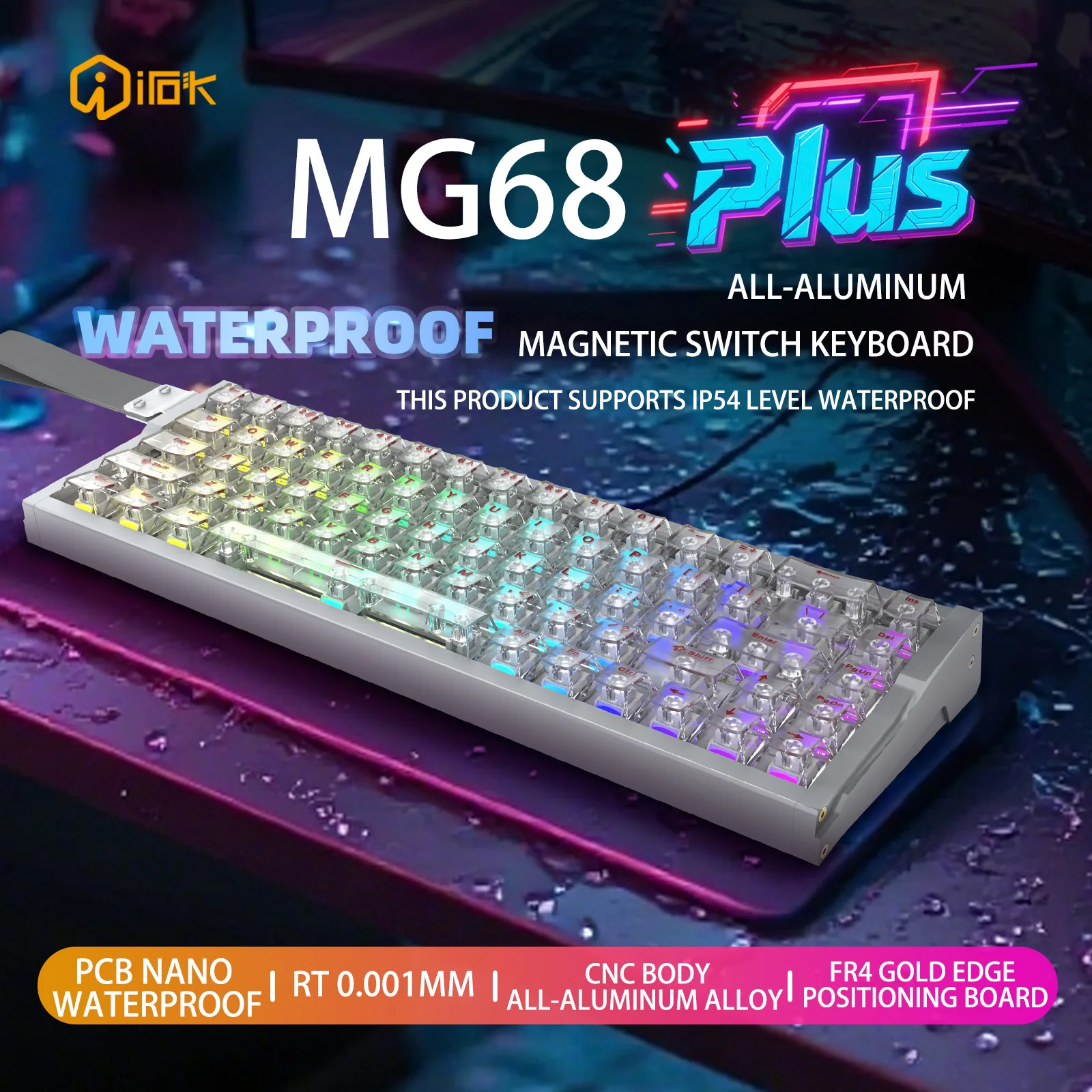 IROK MG68 PRO 8K Магнитный пер – обзор и цена Gaming Keyboard Hot Swappable