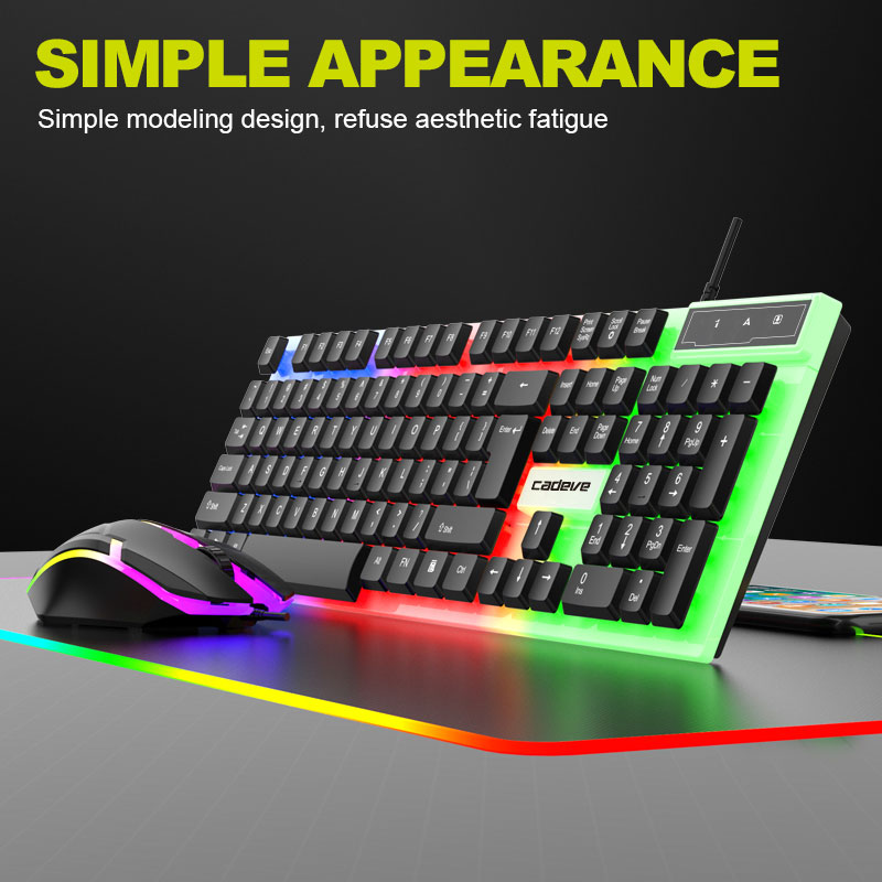 APAYADO LDK9122 Проводной игро – обзор и цена Gaming Keyboard Mouse Set