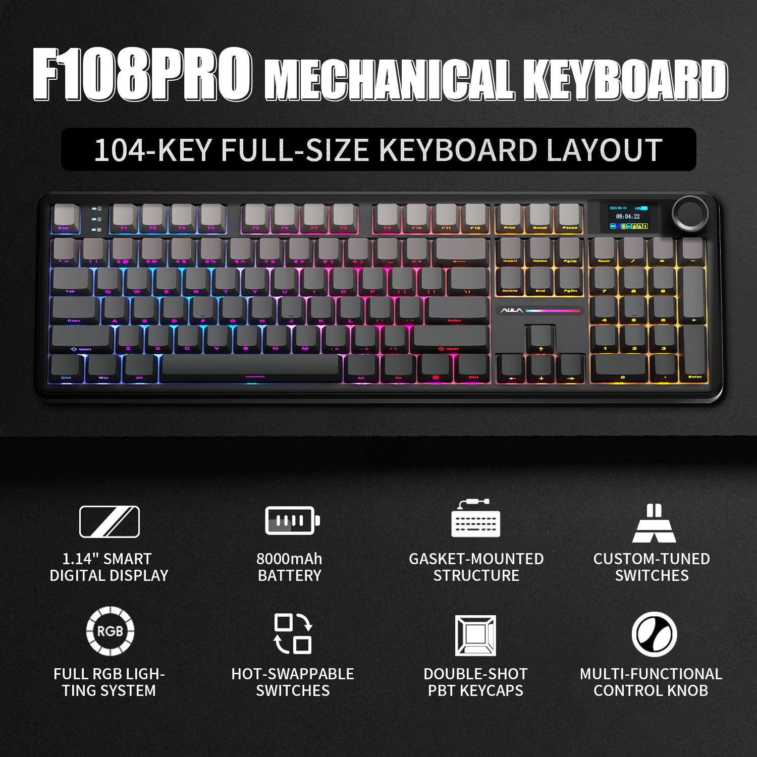 Механическая клавиатура AULA F – обзор и цена Gaming Keyboard Corsair