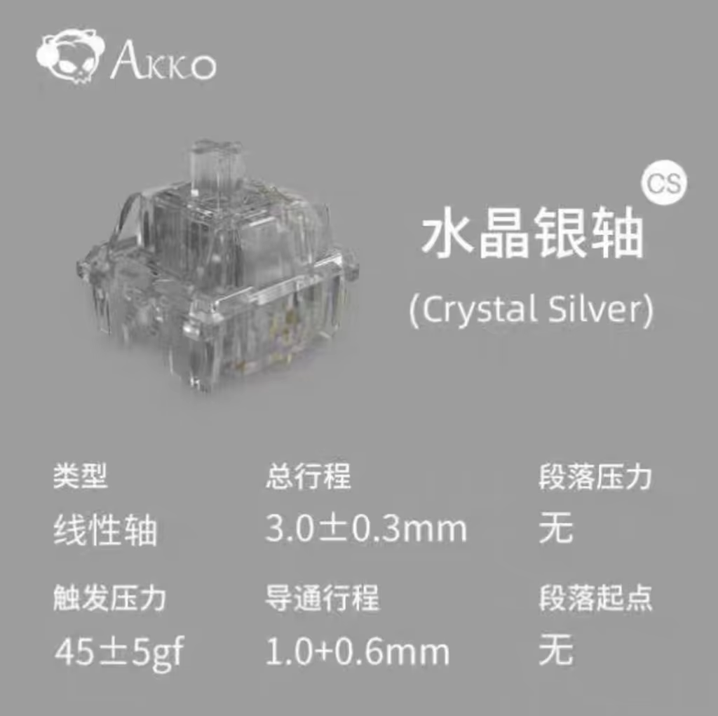 Переключатель Akko Crystal V3, – обзор и цена Gaming Keyboard Blue Switches
